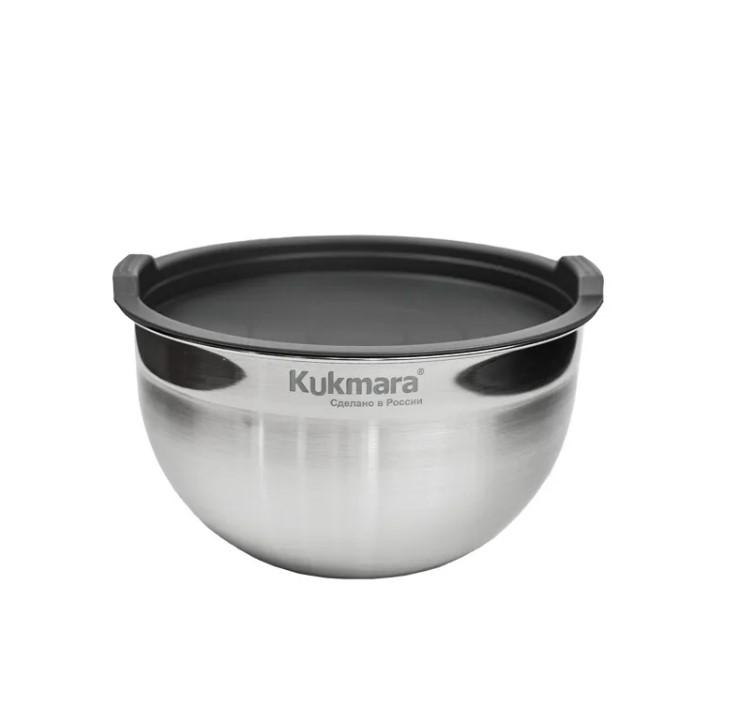 Миска нерж 1,5л 16см пласт/кр (6шт) - BL1516P