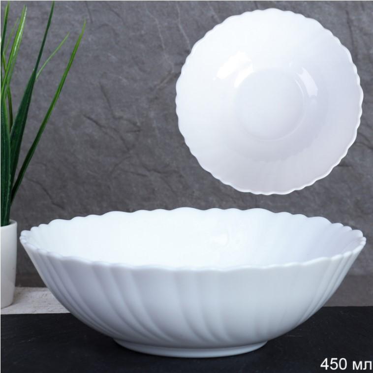 Салатник стеклокерам 480мл 15,5см Классика (WHITE) (36шт) - 731805/744548
