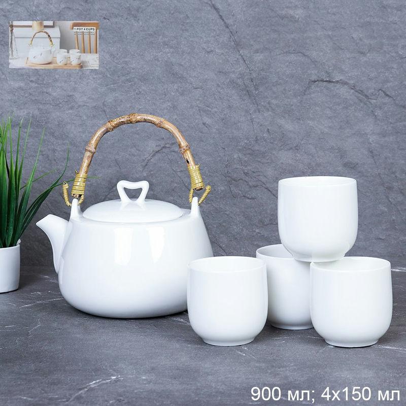 Чайный набор фарфор 5 пред 150мл 900мл Е-120 (24шт) - 713882