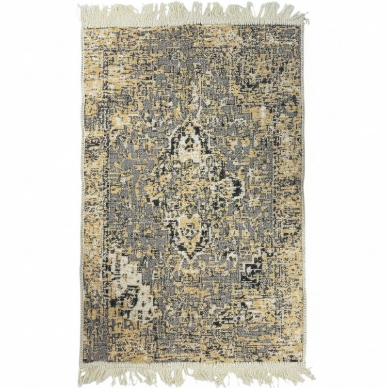 Коврик хлопковый 60*90см Kilim Gold крем-сер. Турция (1шт) - 70239