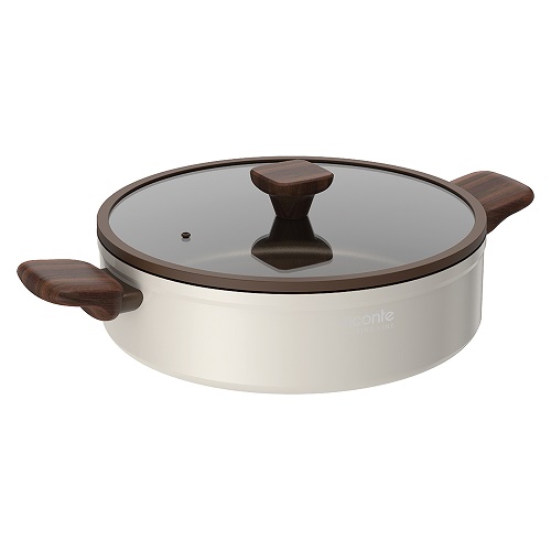 Жаровня АП 4,6л ст/кр ручки софтач п/дерево индукция VICONTE (6шт) - VC-01004AL