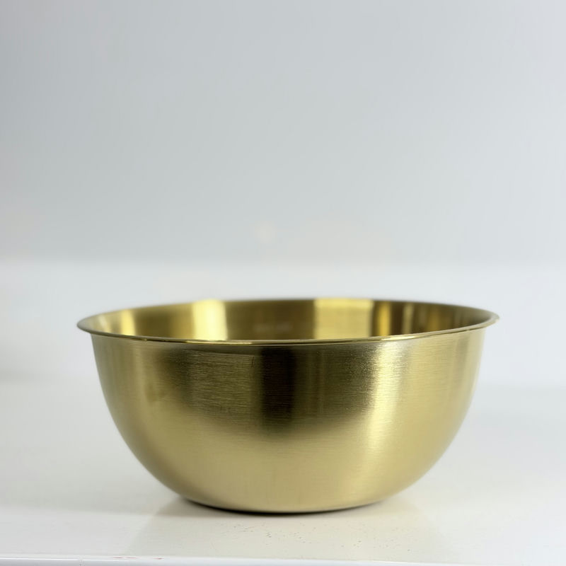 Миска-салатник нерж 19см золото (250шт) - XXL-007-2 НК