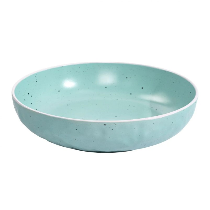 Тарелка суповая керамика 20см COLORS Бирюзовый Domenik (6шт) - DMD302 (в)