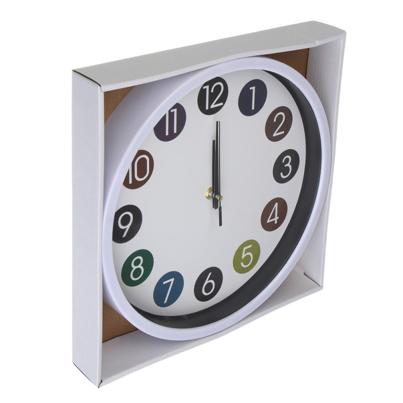 Часы настенные круг 30х30см LADECOR CHRONO (30шт) - 581-367